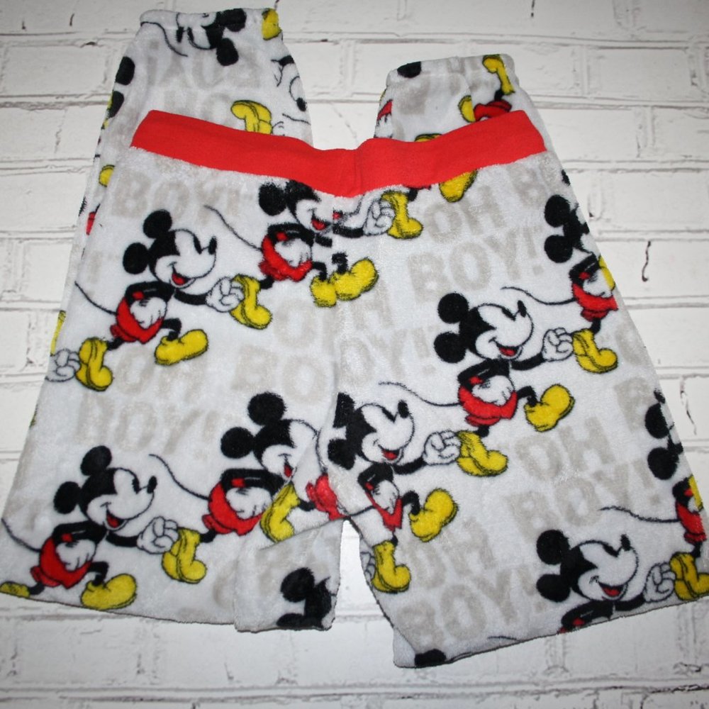 🐭 Mickey Mouse Fleece Pajama Pants · Disney · Size S 🐭 - Picture 2 of 4